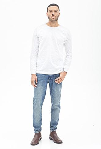 Forever21 Medium Wash - Slim Fit Jeans