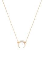 Forever21 Moon Pendant Necklace