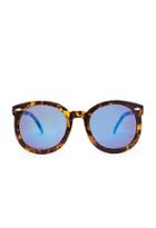 Forever21 Tortoiseshell Tonal Sunglasses (brown/blue)