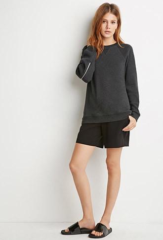 Love21 Zippered-back Sweatshirt