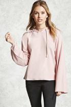 Forever21 Contemporary Bell Sleeve Hoodie