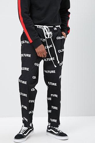 Forever21 Culture Graphic Pants