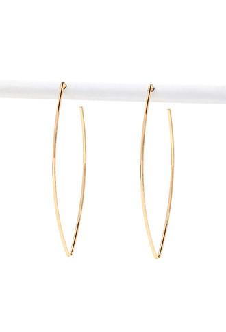 Forever21 Pointed Hoop Earrings
