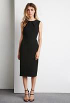 Forever21 Pleated-front Sheath Dress