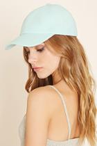 Forever21 Women's  Mint Canvas Baseball Cap