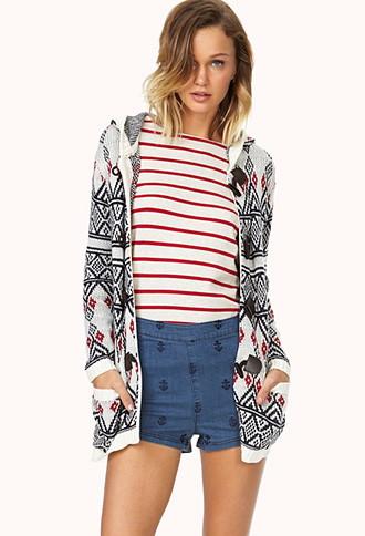 Forever21 Set Sail High-waisted Shorts