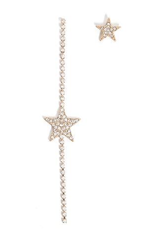 Forever21 Asymmetrical Star Earrings