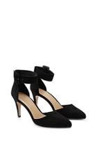 Forever21 Women's  Faux Suede Ankle Strap Pumps