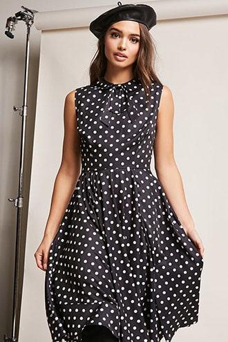 Forever21 Unique Vintage Polka Dot Dress