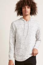 Forever21 Marled Sweater-knit Hoodie