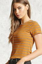 Forever21 Ribbed Striped Tee