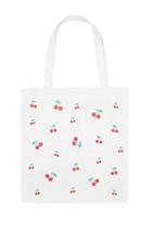 Forever21 Cherry Canvas Tote Bag