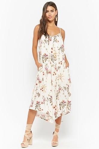 Forever21 Woven Floral Jumpsuit