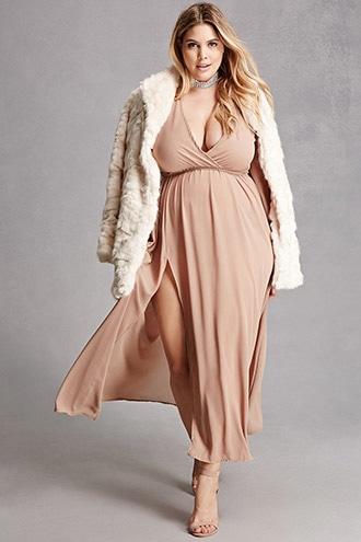 Forever21 Plus Size K+ Glam Maxi Dress