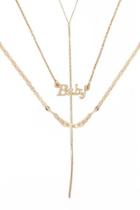Forever21 Baby Pendant Necklace Set