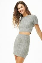 Forever21 Cable Knit Mini Skirt