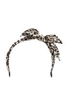Forever21 Leopard Print Bow Headband