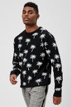 Forever21 Palm Tree Knit Sweater