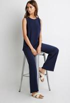 Forever21 Longline Top And Wide Leg Pants Set