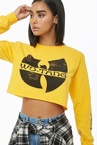 Forever21 Wu-tang Graphic Cropped Tee