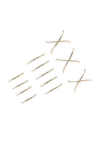 Forever21 Gold Twisted Midi Ring Set