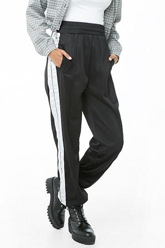 Forever21 Kikiriki Striped-trim Joggers