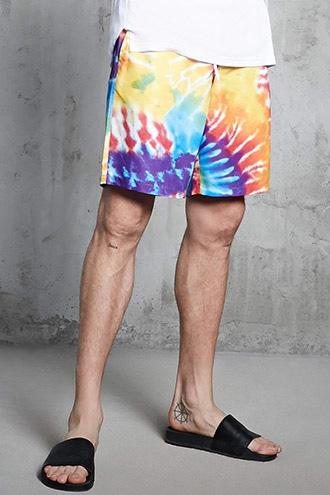 Forever21 Tie-dye Swim Trunks