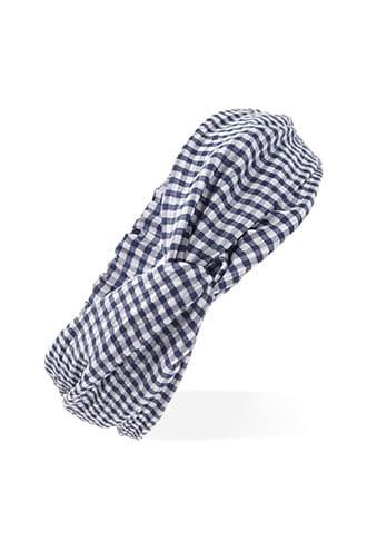 Forever21 Seersucker Gingham Headwrap