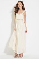Forever21 Women's  Beaded Maxi Dress