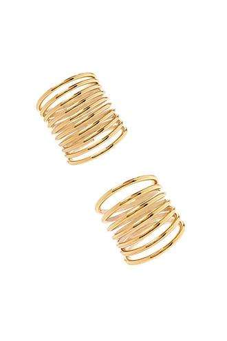 Forever21 Gold Stacked Classic Ring Set