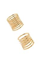 Forever21 Gold Stacked Classic Ring Set