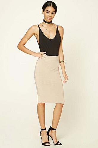 Forever21 Scoop Back Cami Bodysuit