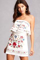Forever21 Indikah Embroidered Dress