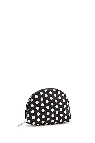 Forever21 Nylon Polka Dot Makeup Bag