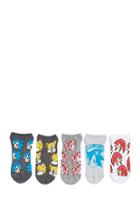 Forever21 Sonic The Hedgehog Ankle Socks - 5 Pack