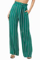 Forever21 Belted Striped Palazzo Pants