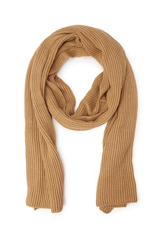 Forever21 Ribbed Knit Scarf (beige)