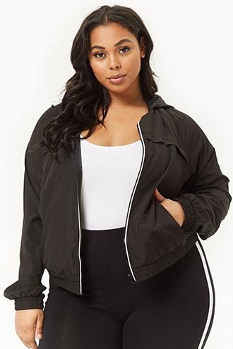 Forever21 Plus Size Windbreaker Jacket