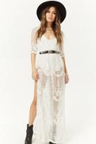 Forever21 London Rose Lace Maxi Dress