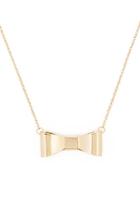 Forever21 Bow Pendant Necklace