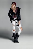 Forever21 Contemporary Faux Shearling Moto Jacket