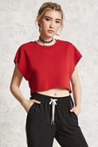 Forever21 Raw-cut Boxy Sweatshirt