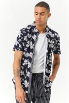 Forever21 Soul Star Tropical Floral Print Shirt