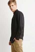 Forever21 Classic Button-collar Shirt