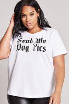 Forever21 Plus Size Dog Pics Graphic Tee