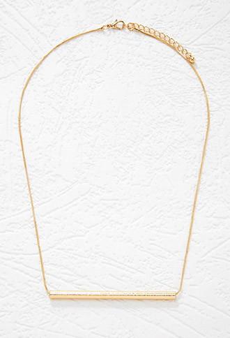 Forever21 Bar Pendant Necklace