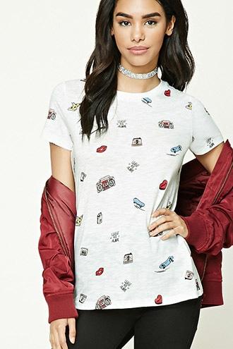 Forever21 Leave Me Alone Graphic Tee