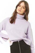 Forever21 Brushed Purl Knit Turtleneck Sweater