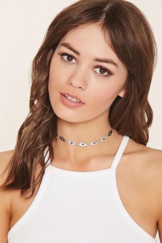 Forever21 Sunburst Charm Choker