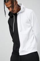 Forever21 French Terry Colorblock Hoodie